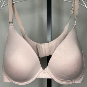 Anne Klein 42D Full Coverage Lightly Lined Comfort Bra‎ Nude Everyday Basic
